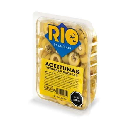 ACEITUNAS EN RODAJAS RIO DE LA PLATA 200 GR