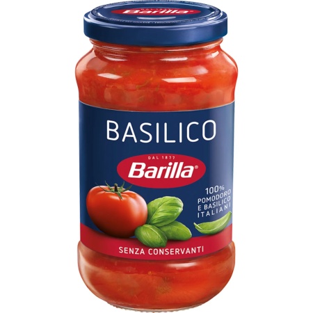 SALSA BASILICO BARILLA 400 GR.