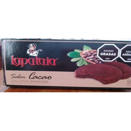 GALLETA LAPATAIA PREMIUM CACAO 120 GR.