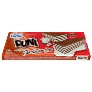 WAFFLE COROA CHOCOLATE/COCO 100 GR