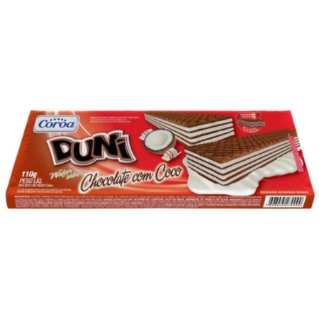 WAFFLE COROA CHOCOLATE/COCO 100 GR