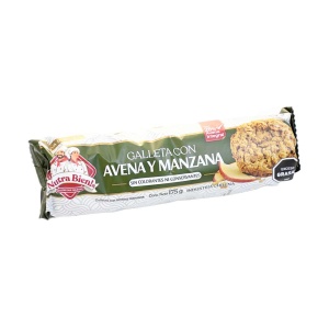 GALLETA AVENA MANZANA NUTRA BIEN 175 GR.