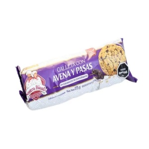 GALLETA AVENA PASAS NUTRA BIEN 175 GR.