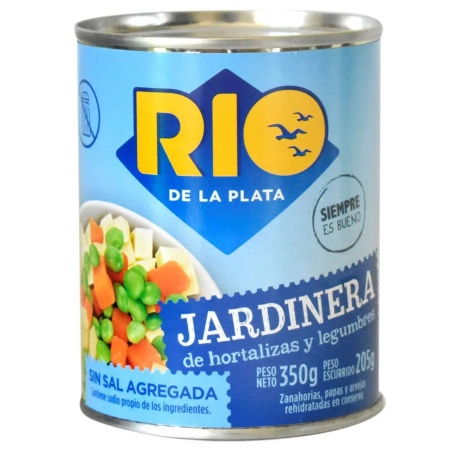JARDINERA RIO DE LA PLATA SIN SAL 300 GR.