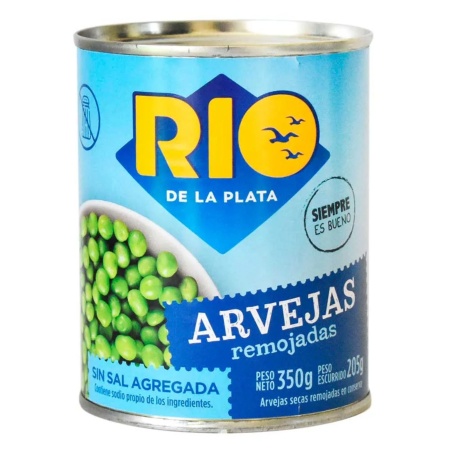 ARVEJAS RIO DE LA PLATA SIN SAL 300 GR.