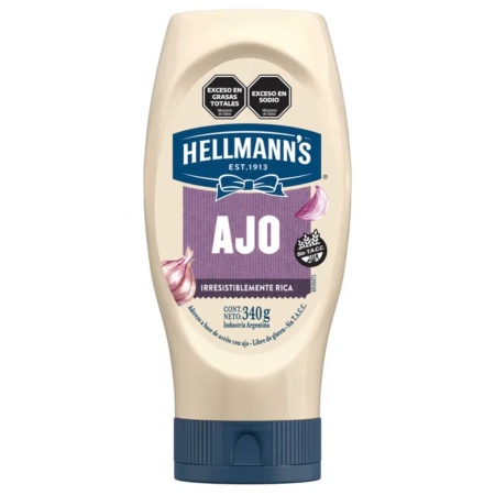 ADEREZO HELLMANS AJO 340 GR