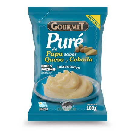 PURE DE PAPA, CEBOLLA y QUESO GOURMET 100 GR