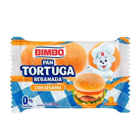 PAN TORTUGA CON SESAMO BIMBO X 6