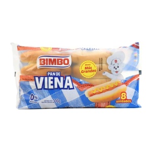 PAN DE VIENA BIMBO X 8 330 GR