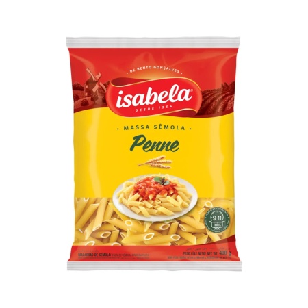 FIDEOS ISABELA SEMOLA MOSTACHOL 400 GR