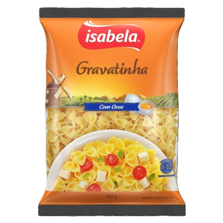 FIDEOS ISABELA AL HUEVO CORBATITA 500 GR