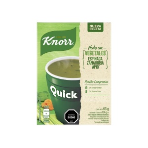 SOPA KNORR QUICK VEGETALES CON APIO X 5
