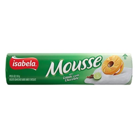 GALLETA RELLENA ISABELA MOUSSE LIMON/CHOCOLATE 130 GR.