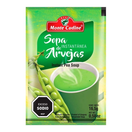 SOPA INSTANTÁNEA MONTE CUDINE ARVEJAS 16.5 GR