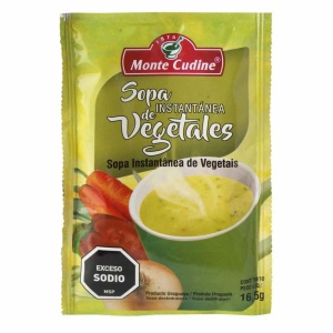 SOPA INSTANTÁNEA MONTE CUDINE VEGETALES 16.5 GR