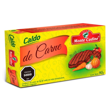 CALDOS MONTE CUDINE CARNE X 10