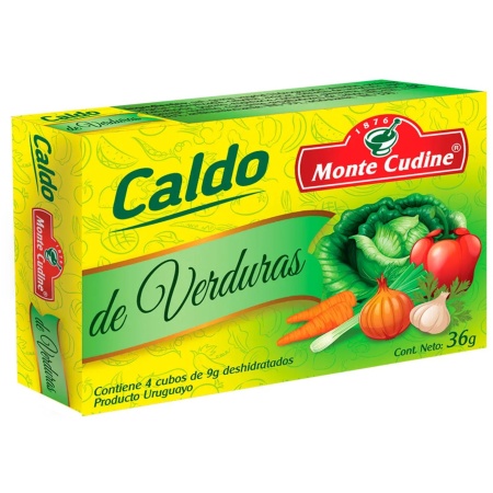CALDOS MONTE CUDINE VERDURA X 4