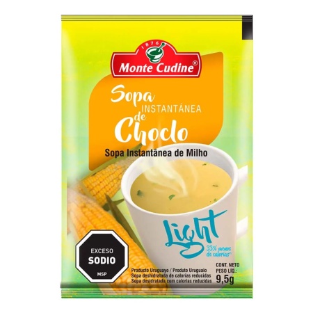 SOPA INSTANTÁNEA MONTE CUDINE CHOCLO LIGHT 9.5 GR