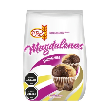 MAGDALENAS MARMOLADA EL TRIGAL 220 GR.