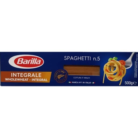 FIDEOS BARILLA SPAGHETTI INTEGRAL 500 GR