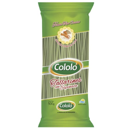 FIDEOS COLOLO CON ESPINACA TALLARIN 500 GR