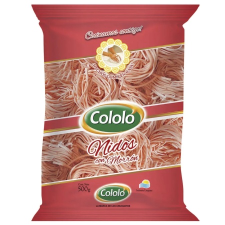 FIDEOS COLOLO CON MORRON NIDOS 500 GR