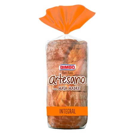 PAN INTEGRAL DE MASA MADRE BIMBO 500 GR