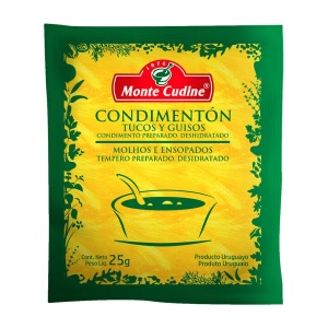 CONDIMENTON PARA TUCO/GUISO MONTE CUDINE 25 GR.