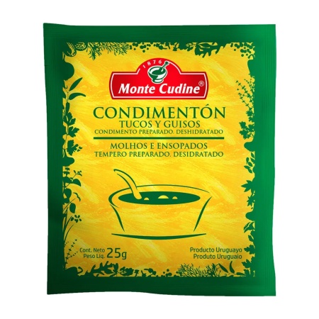 CONDIMENTON PARA TUCO/GUISO MONTE CUDINE 25 GR.