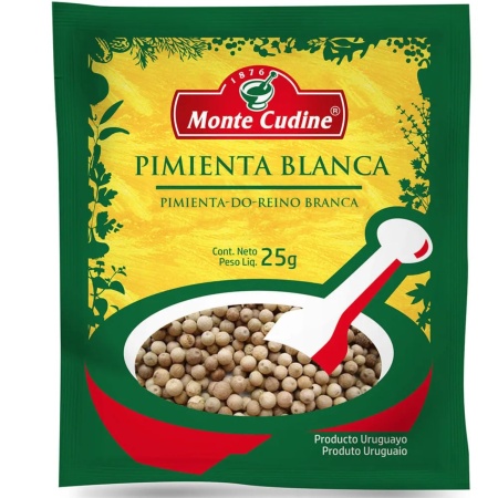 PIMIENTA BLANCA EN GRANO MONTE CUDINE 25 GR