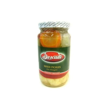 PICKLES MIXED EN VINAGRE BARCATTI 318 GR