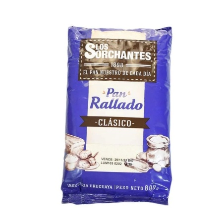PAN RALLADO LOS SORCHANTES 800 GR.