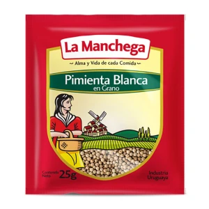 PIMIENTA BLANCA EN GRANO LA MANCHEGA 25 GR