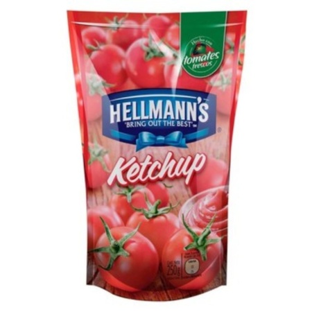 SALSA KETCHUP HELLMANS POUCH 250 ML
