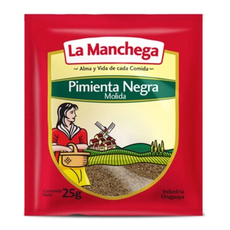 PIMIENTA NEGRA MOLIDA LA MANCHEGA 25 GR