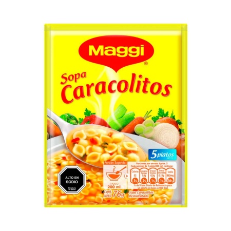 SOPA MAGGI CARACOLITOS