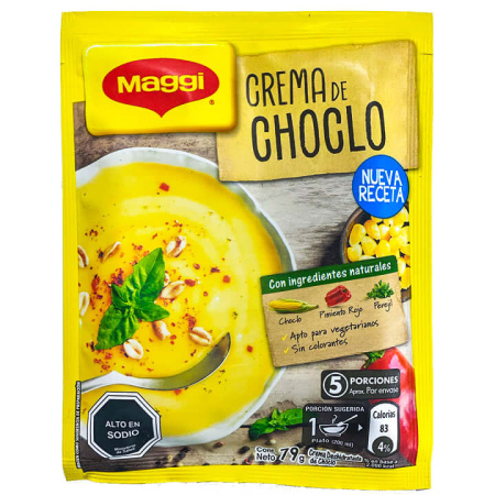 SOPA CREMA MAGGI CHOCLO