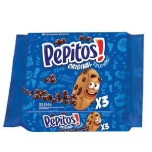 GALLETA PEPITOS TRIPACK 357 GR.