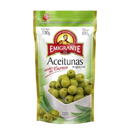 ACEITUNAS SIN CAROZO EMIGRANTE 100 GR
