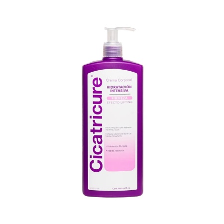 CREMA CORPORAL CICATRICURE HIDRATACION INTENSA FIRMEZA 400 ML