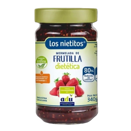 MERMELADA FRUTILLA LOS NIETITOS 0% AZUCAR 340 GR