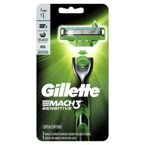 MAQUINA DE AFEITAR GILLETTE MACH 3 RAZOR SENSITIVE