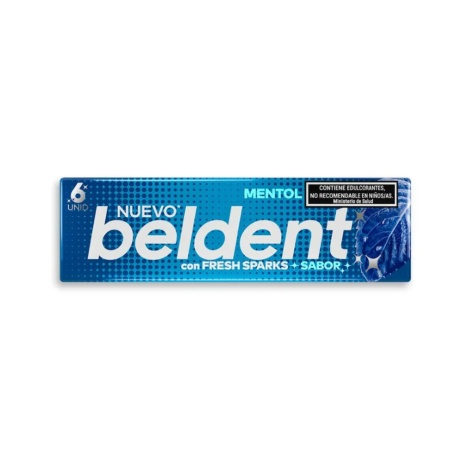 GOMA DE MASCAR BELDENT MENTOL