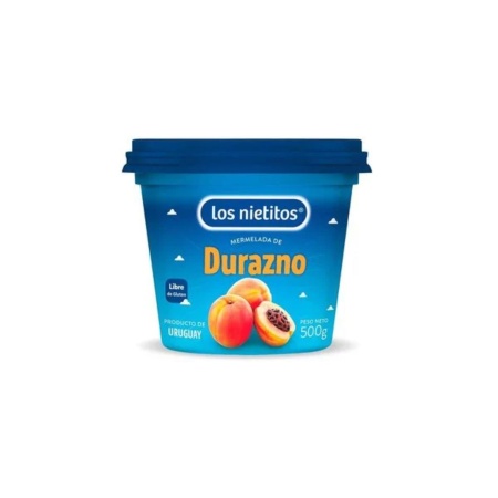 MERMELADA DURAZNO LOS NIETITOS 500 GR