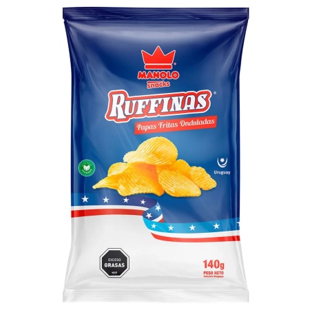 PAPAS FRITAS MANOLO RUFFINAS 140 GR