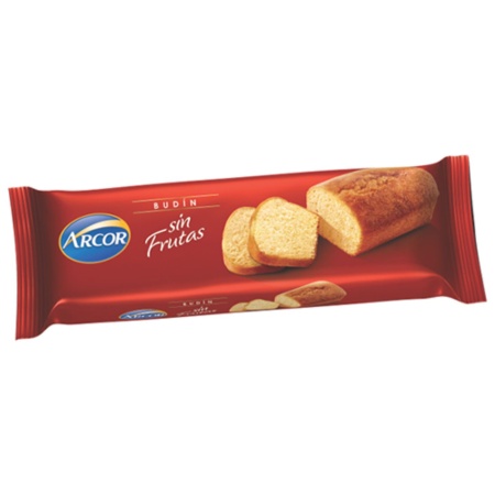 BUDIN INGLES ARCOR SIN FRUTAS 215 GR.