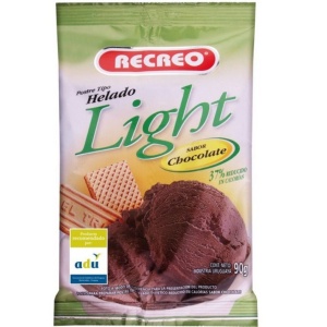 HELADO RECREO LIGHT CHOCOLATE 90 GR