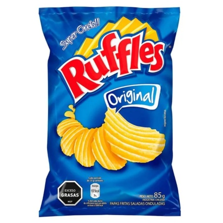 PAPAS FRITAS RUFFLES 85 GR