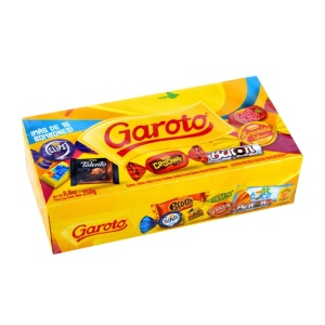 BOMBONERA GAROTO SURTIDOS 250 GR.