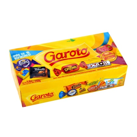 BOMBONERA GAROTO SURTIDOS 250 GR.